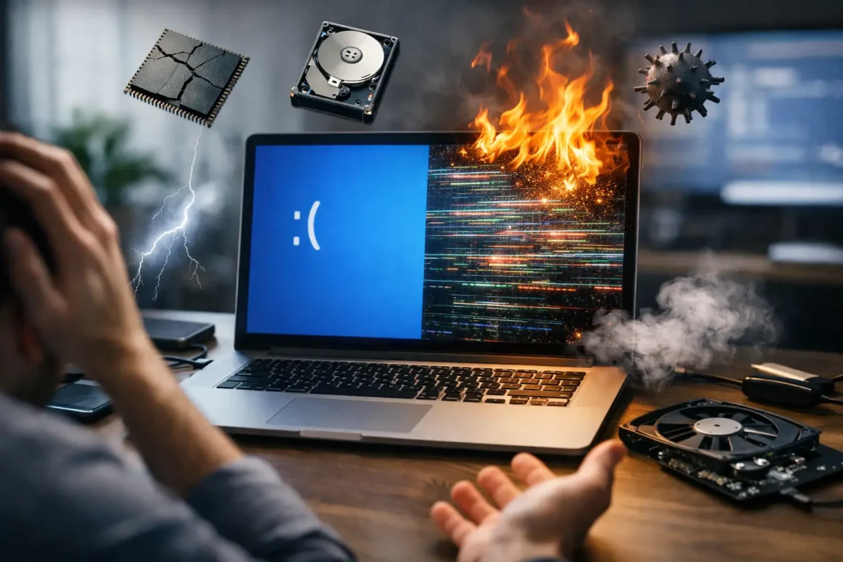7 Top Causes of Laptop Crashes