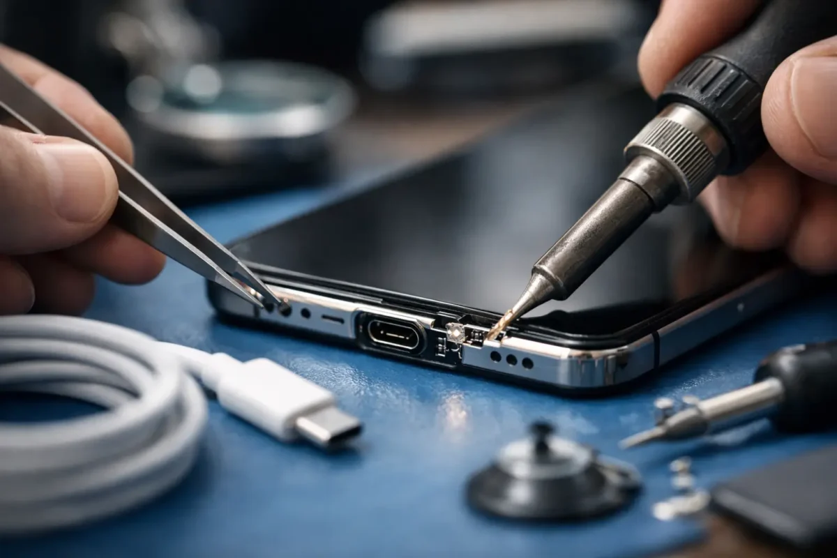 Repairing USB-C Charging Ports the Right Way