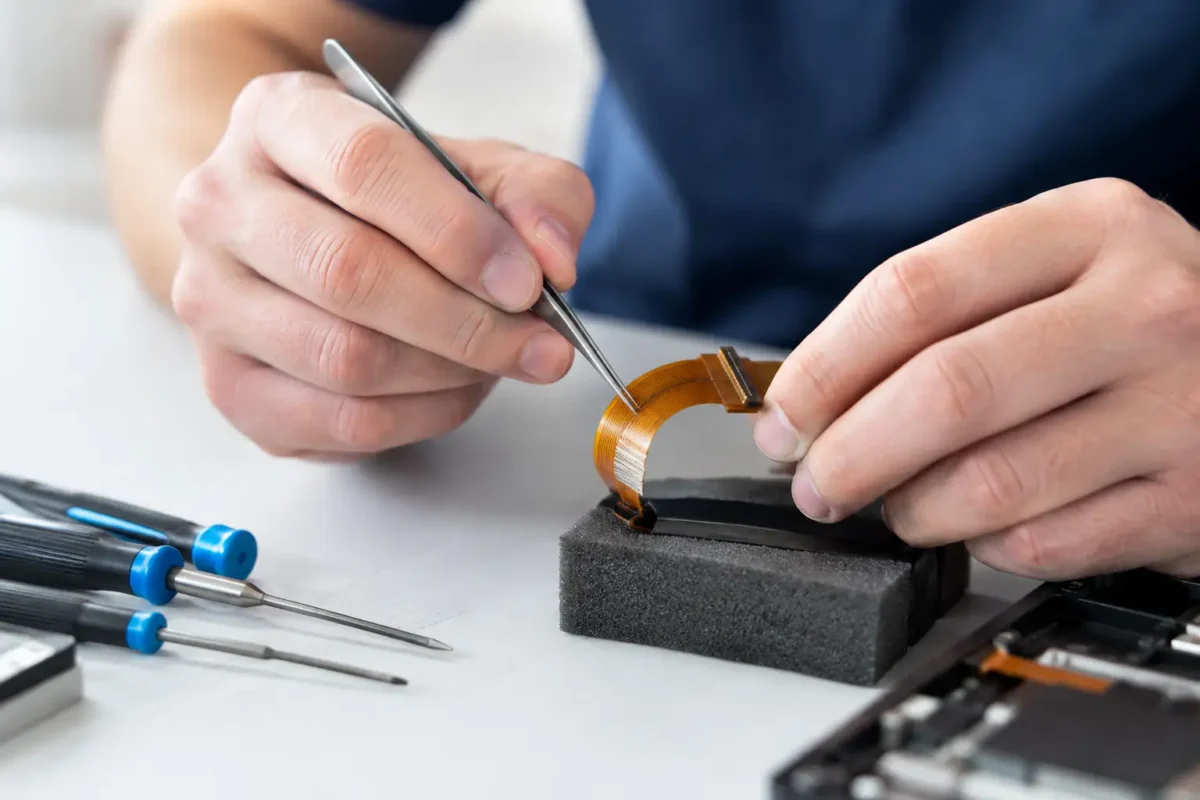 How Professionals Repair Torn Flex Cables
